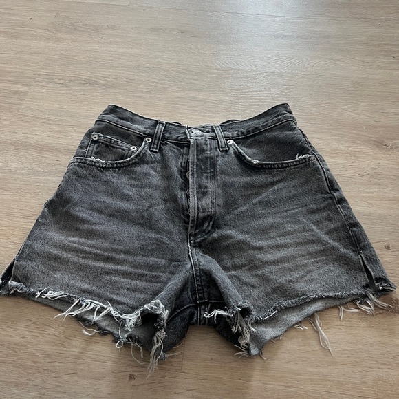 Agolde “Dee” ultra high rise shorts in grey, SZ 25 - Picture 5 of 9